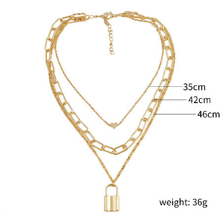 Hot Sale Fashionable Necklace Multi-Layer Shape Necklace Jewelry In Stock Wholesaler supplier