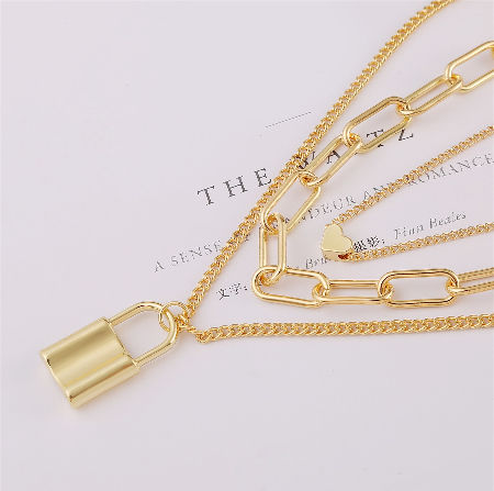 Hot Sale Fashionable Necklace Multi-Layer Shape Necklace Jewelry In Stock Wholesaler supplier