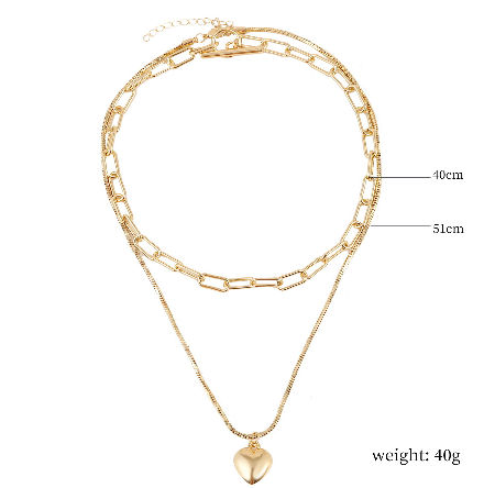 Hot Sale Fashionable Necklace Multi-Layer Shape Necklace Jewelry In Stock Wholesaler supplier