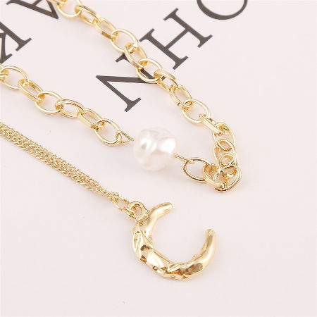 Hot Sale Fashionable Necklace Multi-Layer Shape Necklace Jewelry In Stock Wholesaler supplier