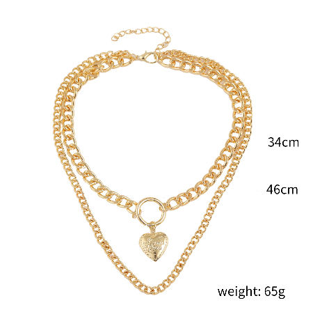 Hot Sale Fashionable Necklace Multi-Layer Shape Necklace Jewelry In Stock Wholesaler supplier