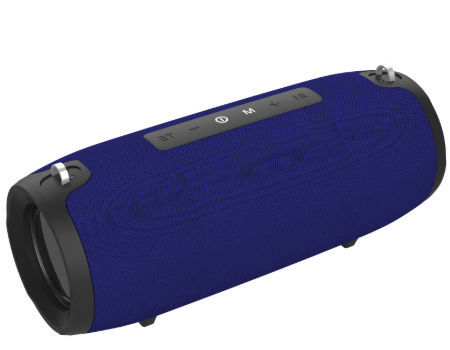 Woven Fabric bluetooth speaker, LED Portable Wireless Soundbox Loud DSP Sound Enhanced Bass, supplier