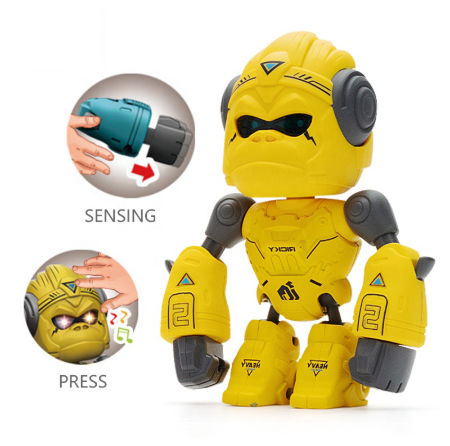 Multifunction Kids Intelligent Battery Operated Smart Robot Kids Toy Alloy Robot Toy supplier