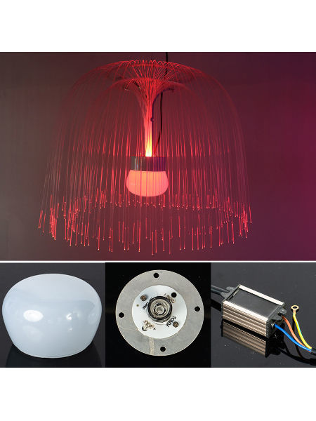 LED fiber optic jellyfish lamp outdoor project lighting lighting colorful jellyfish chandelier supplier