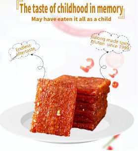 Chinese snack oem snack 20g/bag with spicy chicken juice taste for TV time supplier