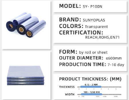 250 micron Rigid Super Clear Printed Plastic Film A3 PVC Sheet For Folding Box supplier
