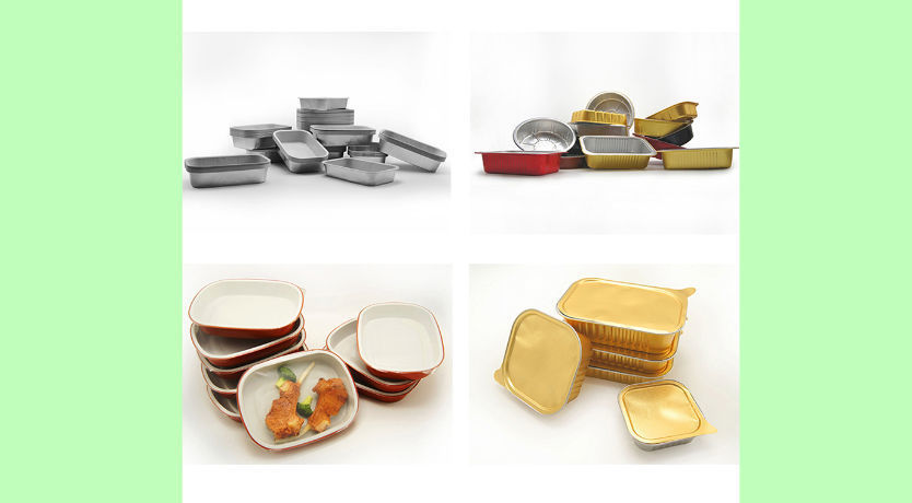 Disposable Food Packaging Aluminium Foil Containers Tray supplier