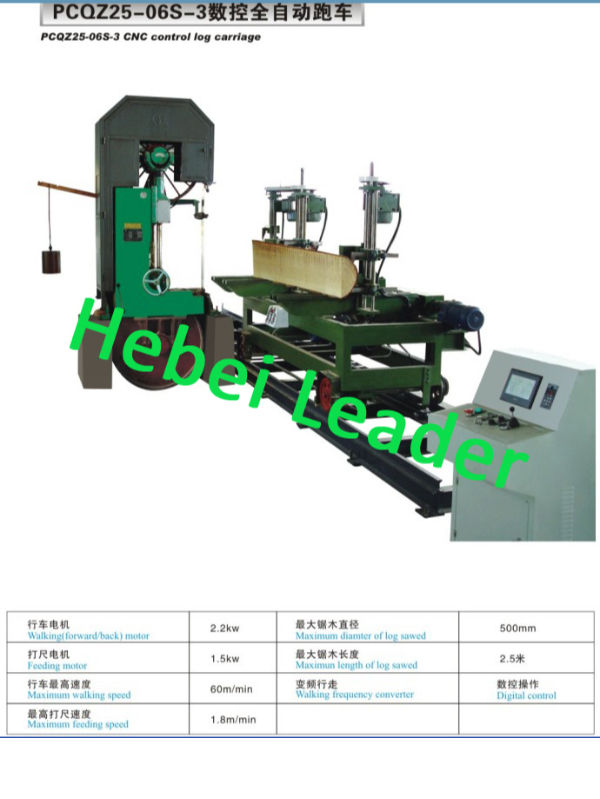 CNC Woodworking Machine Log Carriage Horizontal BandSaw Blade Machine supplier