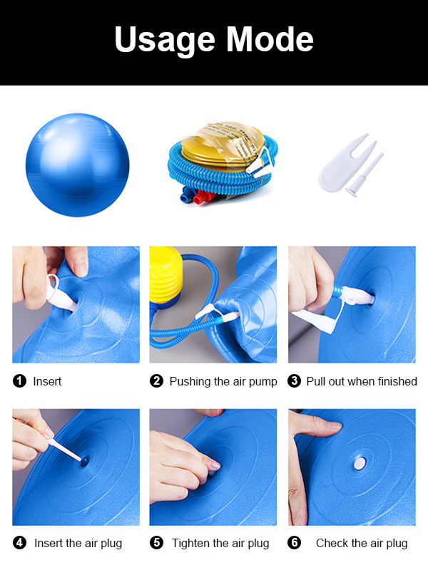 FULI 2021 OEM Core Strength Training Exercise Ball, Stability Ball Anti Burst Yoga Balance Ball supplier