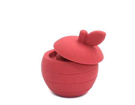Apple baby silicone stacking ring toy kids building block toy educational building block set supplier