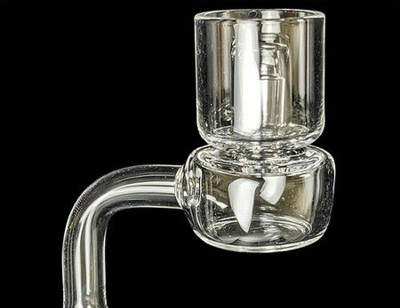 China Factory Supply High Quality Quartz Banger with 2 Pieces Slidable Bucket Reclaim Quartz Banger supplier