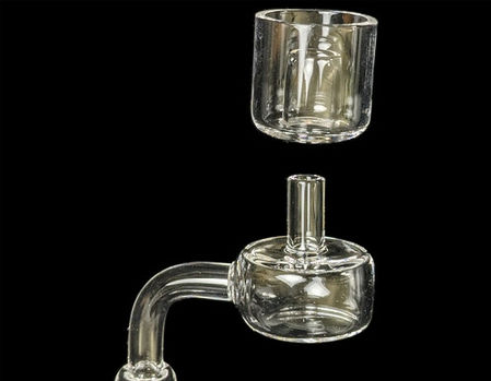 China Factory Supply High Quality Quartz Banger with 2 Pieces Slidable Bucket Reclaim Quartz Banger supplier