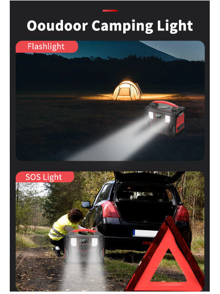 Outdoor Camping Emergency 300W Electric Generator Power Bank Portable Solar Charger Power Station supplier