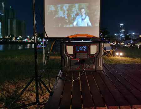 Camping backup 1000w power bank 270000mAh electric power generator 220V portable solar power station supplier